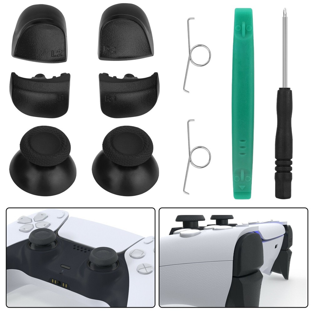 10 in 1Thumb Grip Buttons Pry Tool Replacement Kit For Sony PS5 V1 Controller