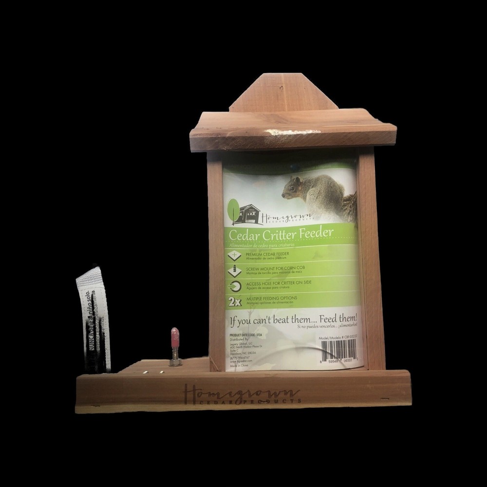 Cedar Critter Feeder  12X9X6"