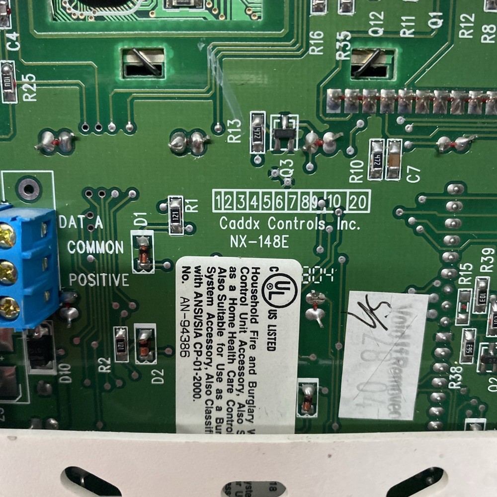 GE INTERLOGIX NX-148E LCD KEYPAD SECURITY ALARM