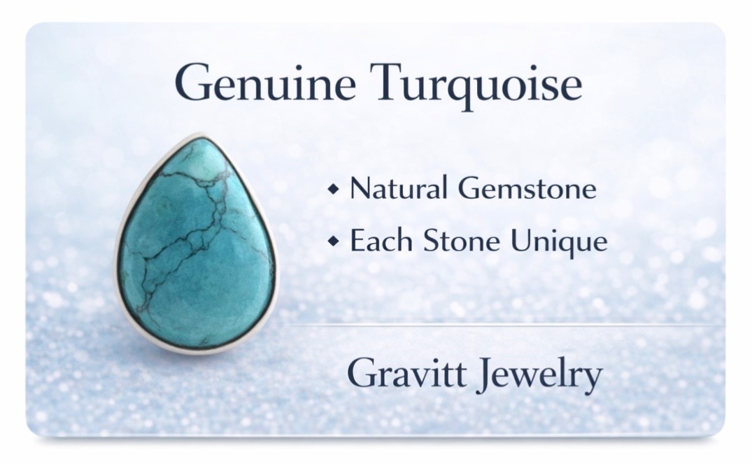 Moissanite Turquoise Bridal Set Ring 3pc Art Deco Silver Size 5.75 Geometric