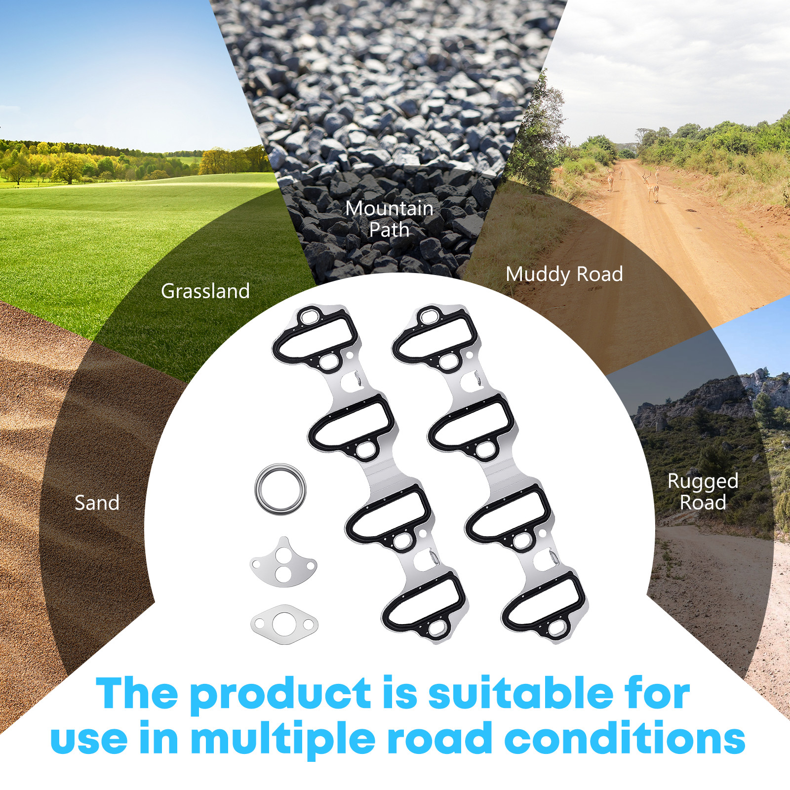 Fel-Pro Intake Manifold Gasket Set MS 89060413 for Chevy GM LS 5.3L 4.8L 6.0L 6.