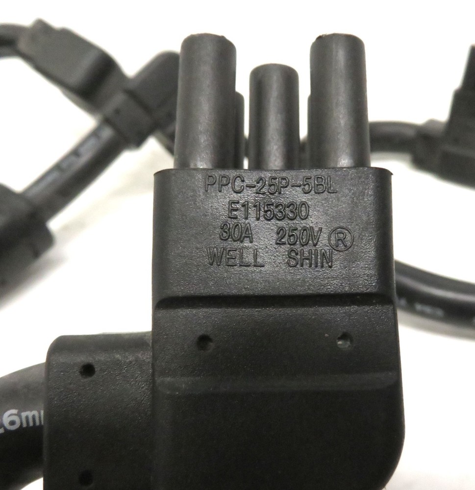 Well Shin PPC-25P-5BL E115330 Cable * 2x Pair * Used