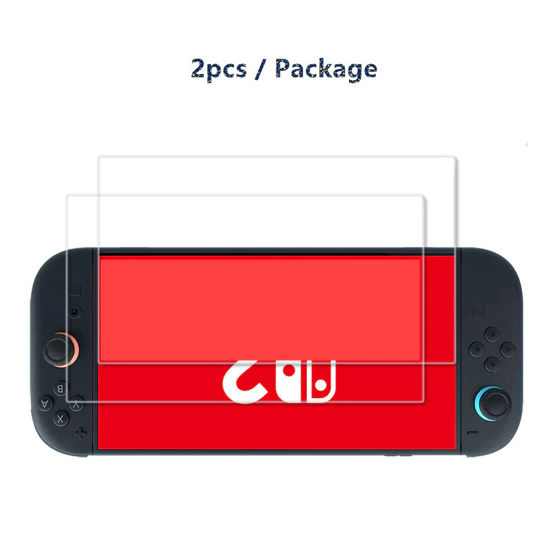 2Pack-Tempered Glass Screen Protector for Nintendo Switch 2 Console Protective