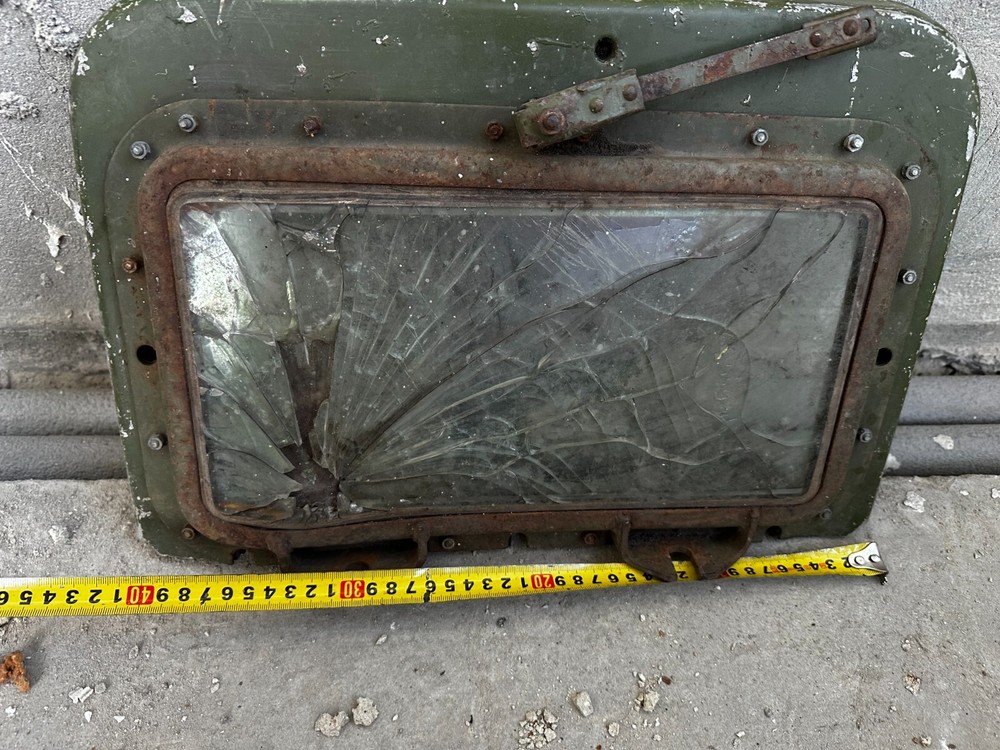 Tank T-72 window from the hardware