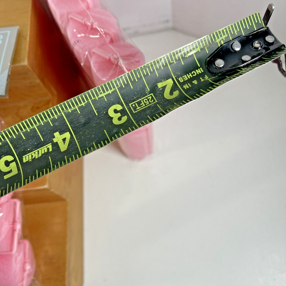 5X NEW SEALED 8 Pack Basic Solutions Pink 1" Foam Hair Rollers 40 Total