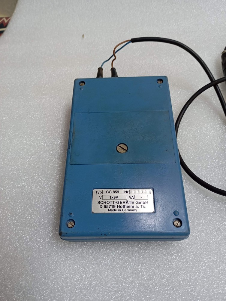 SCHOTT-GERATE TYP. CG 859 CONDUCTIVITY METER & PROBE