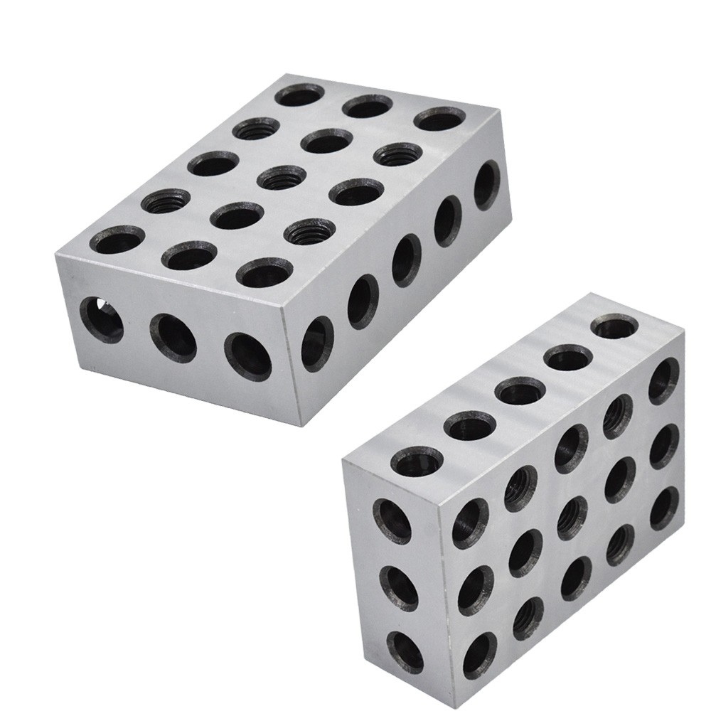 1 Matched Pair 246 blocks 23 holes 2x4x6 blocks .0002" 2-4-6 Blocks Machinist
