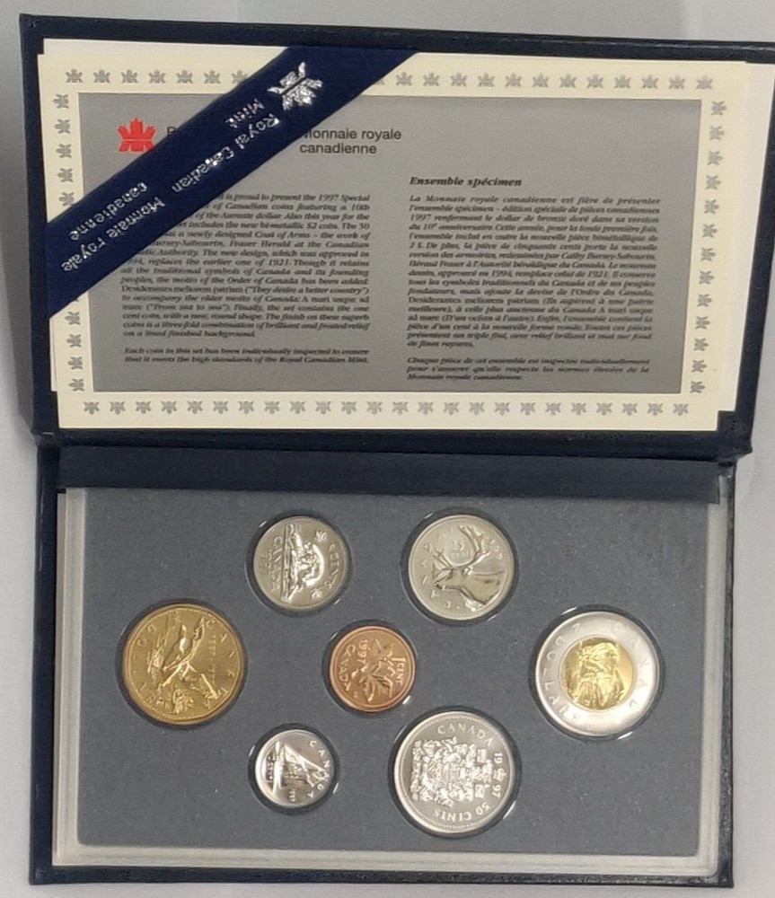 1997 CANADA SPECIMEN SET