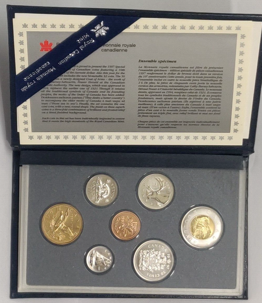 1997 CANADA SPECIMEN SET