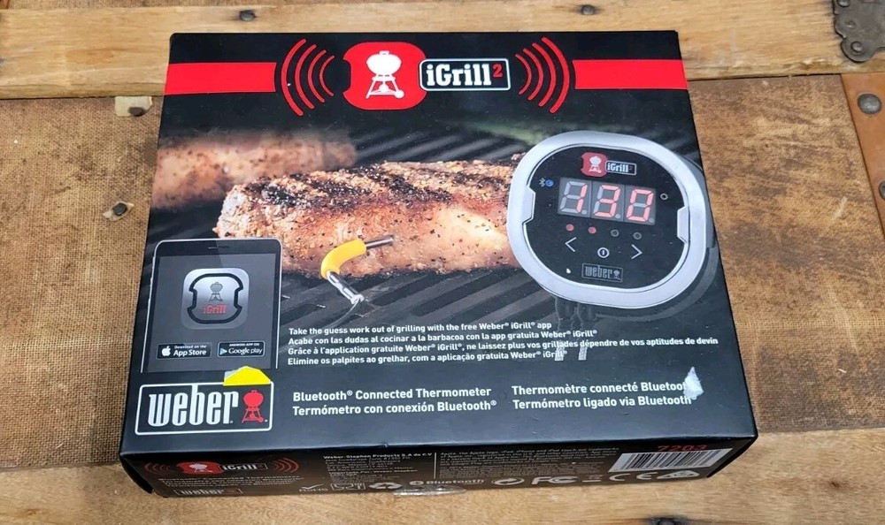 Weber iGrill 2 Digital Bluetooth App Connect Thermometer 7203