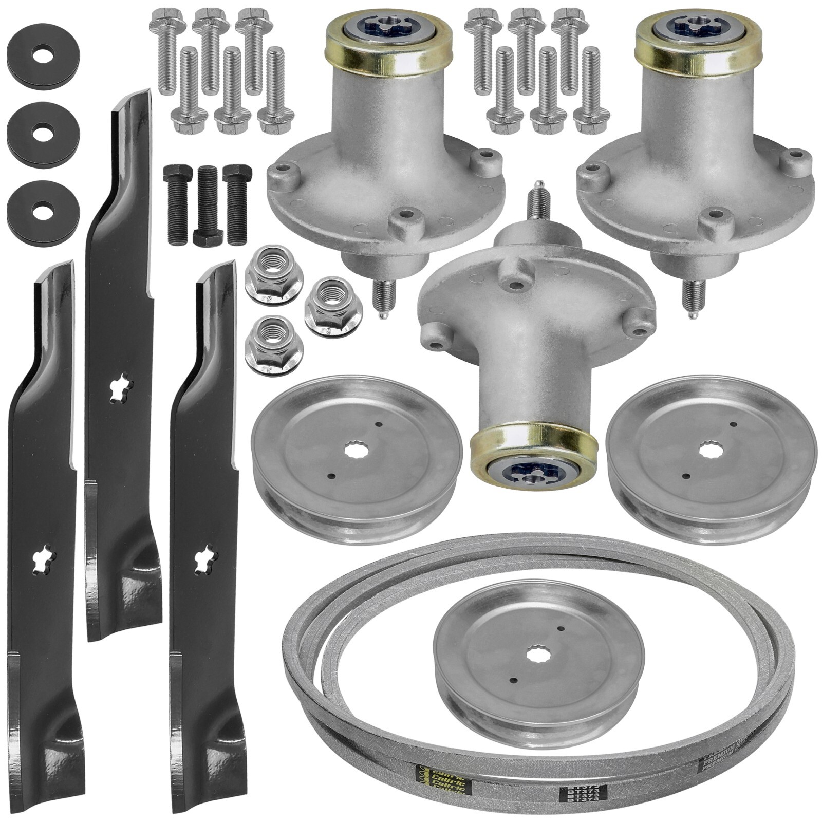 48" Deck Spindle Belt Blade Pulley For Husqvarna Z248F 539112170 539113425