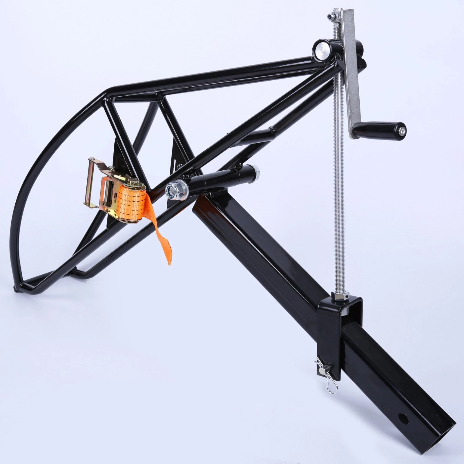 Motorcycle Scooter Dirt Bike Carrier Hauler Hitch Mount Bike Rack 1000lb W/Strap