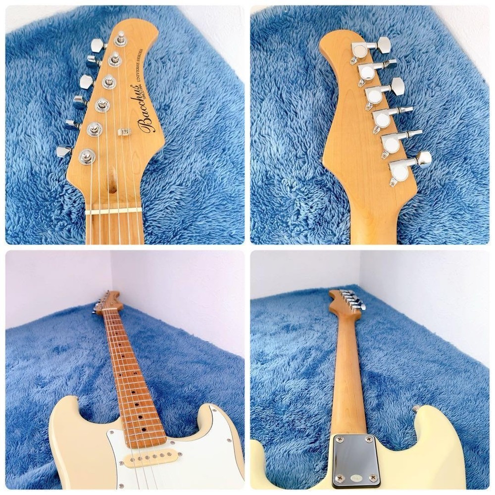 Bacchus Stratocaster Cream White Safe Packing!