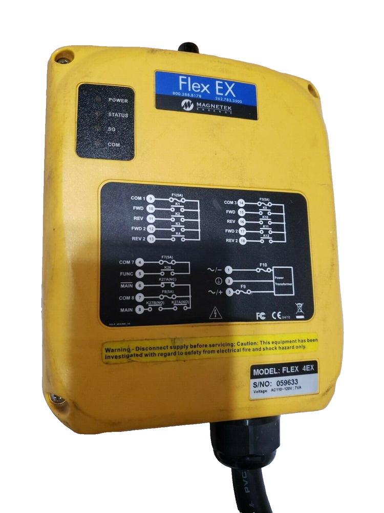 MAGNETEK FLEX 4EX / FLEX4EX RECEIVER 120 Volt