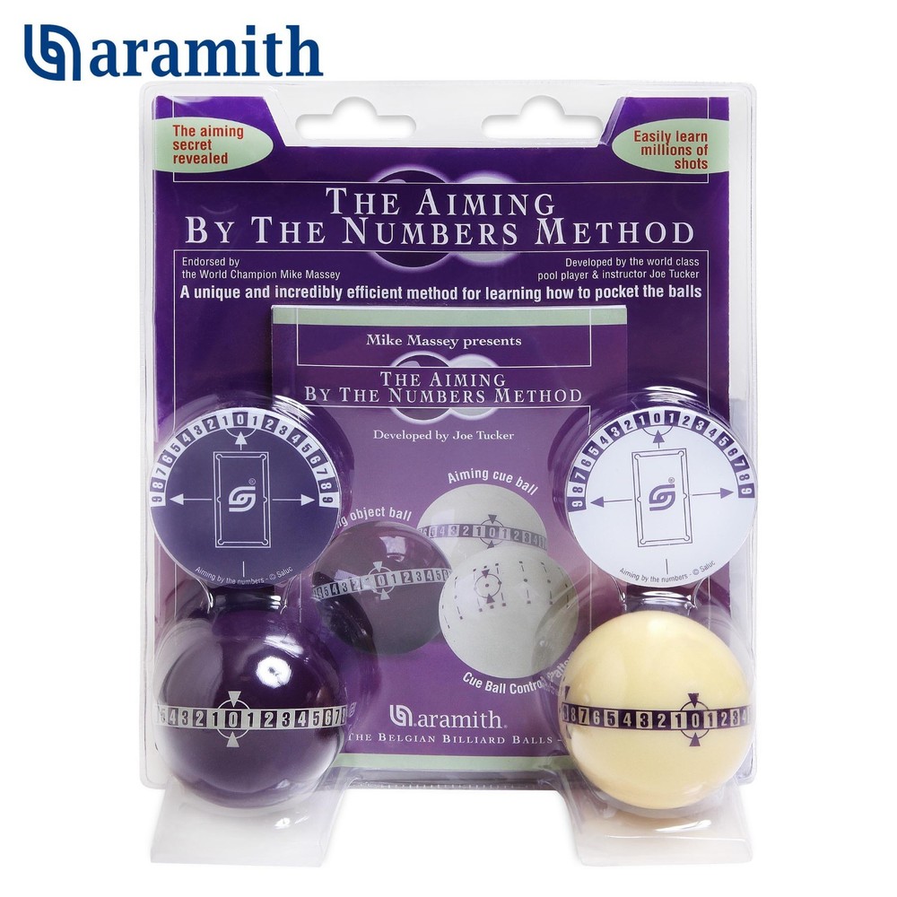 Aramith Aiming by the Numbers Learning Method in a blister