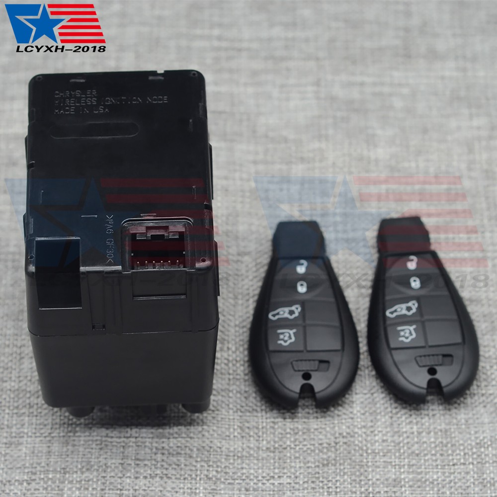 Ignition Switch Node Module &Key For Chrysler Dodge Jeep 68210150AB CBTTP577AB