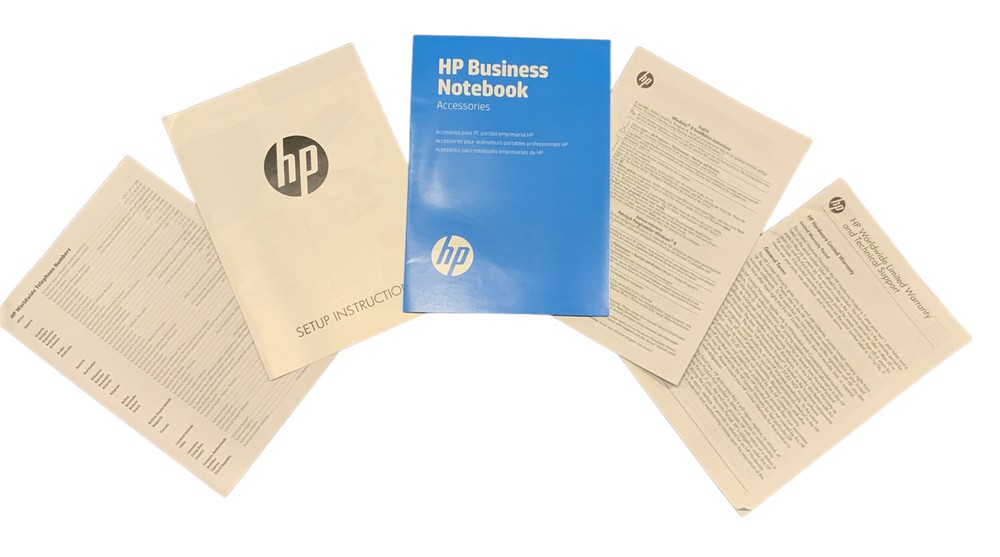 HP Buisness Notebook Accessories Setup Instalation Instructions Manuels