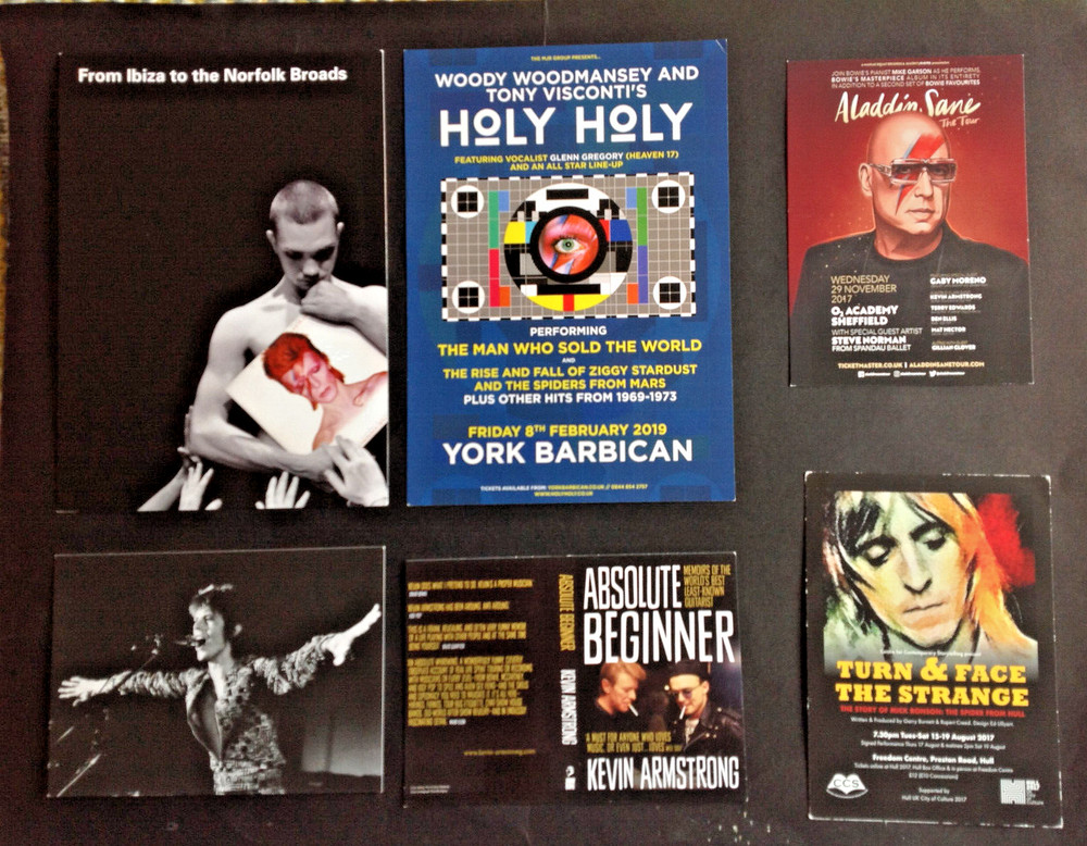 David Bowie Related Flyers & Postcards