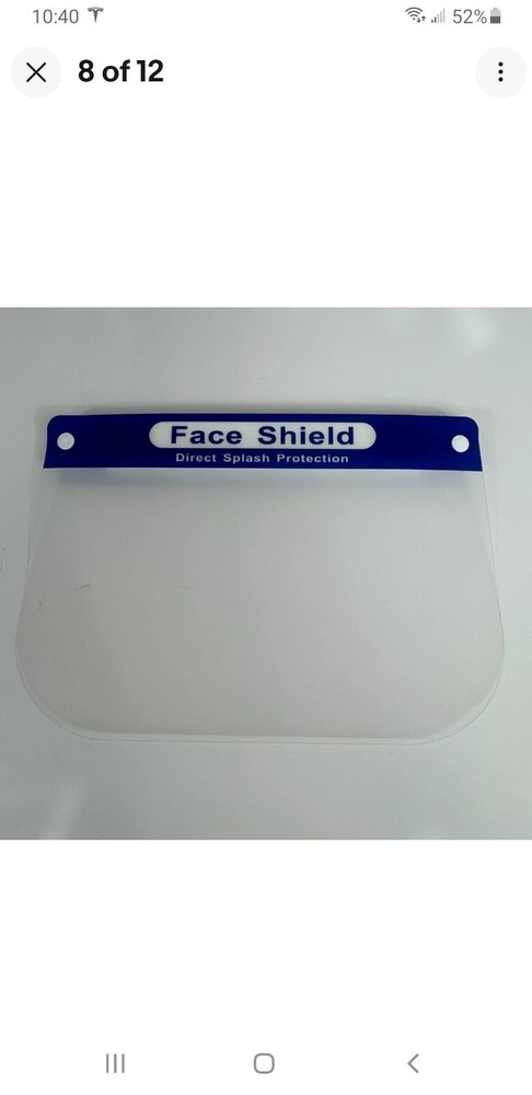 Face Shield Direct Splash Protection RF001 (5-Pack)