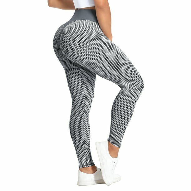 Women's Tik Tok Texture High Waist Butt Lifting Yoga Leggings