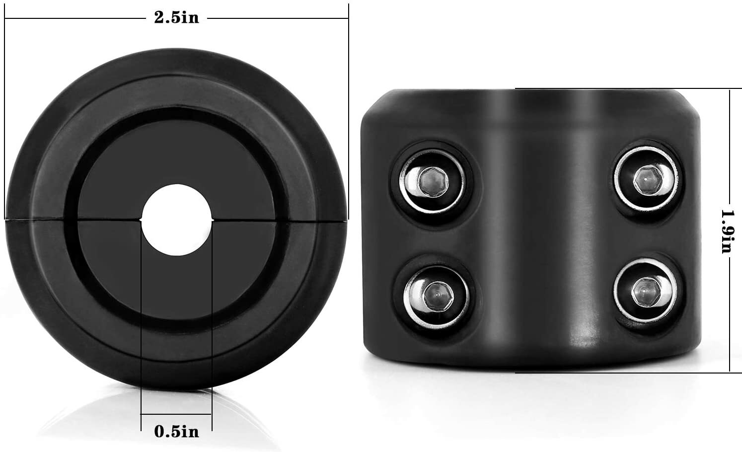 ATV UTV Winch Stopper Rubber Heavy Duty Cable Line Saver Waterproof Rope Hook