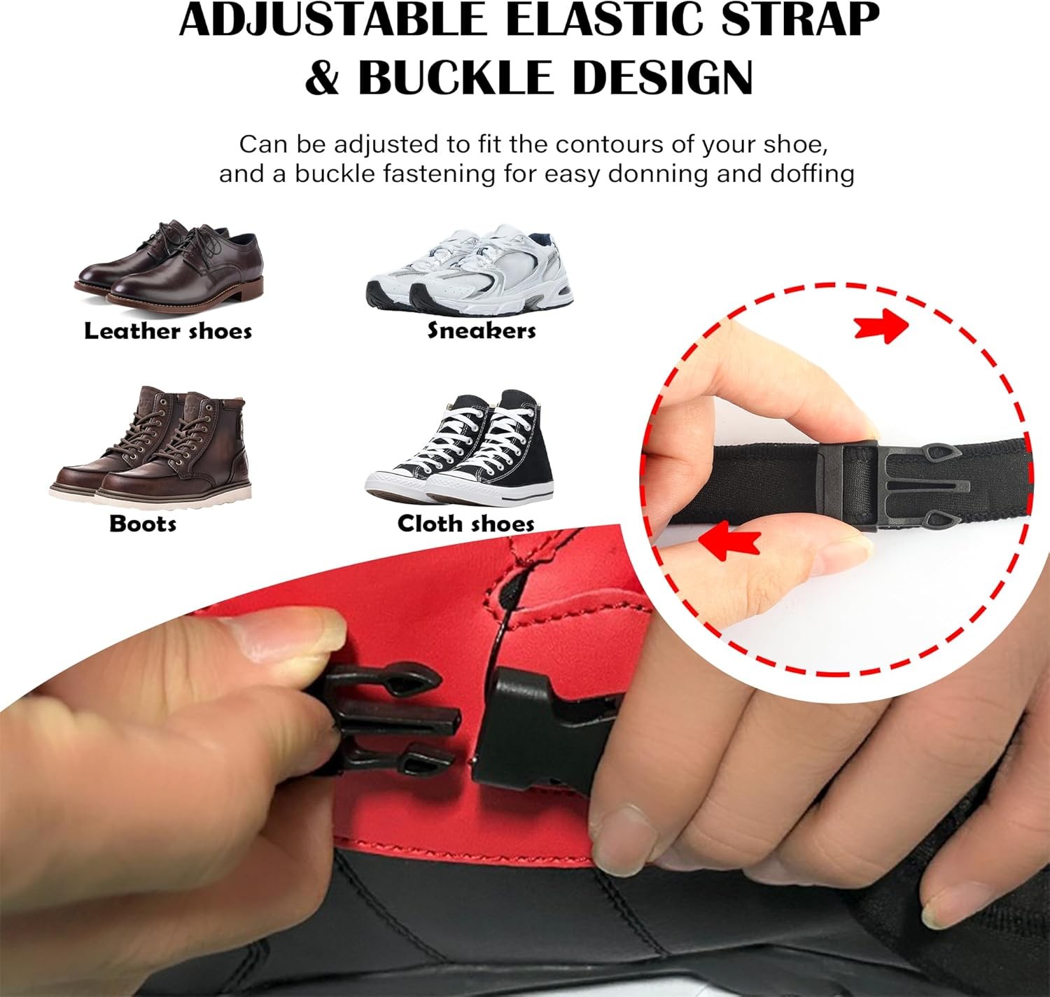 Motorcycle Shoe Protector,Anti-Slip Shifter Protector Keeps...