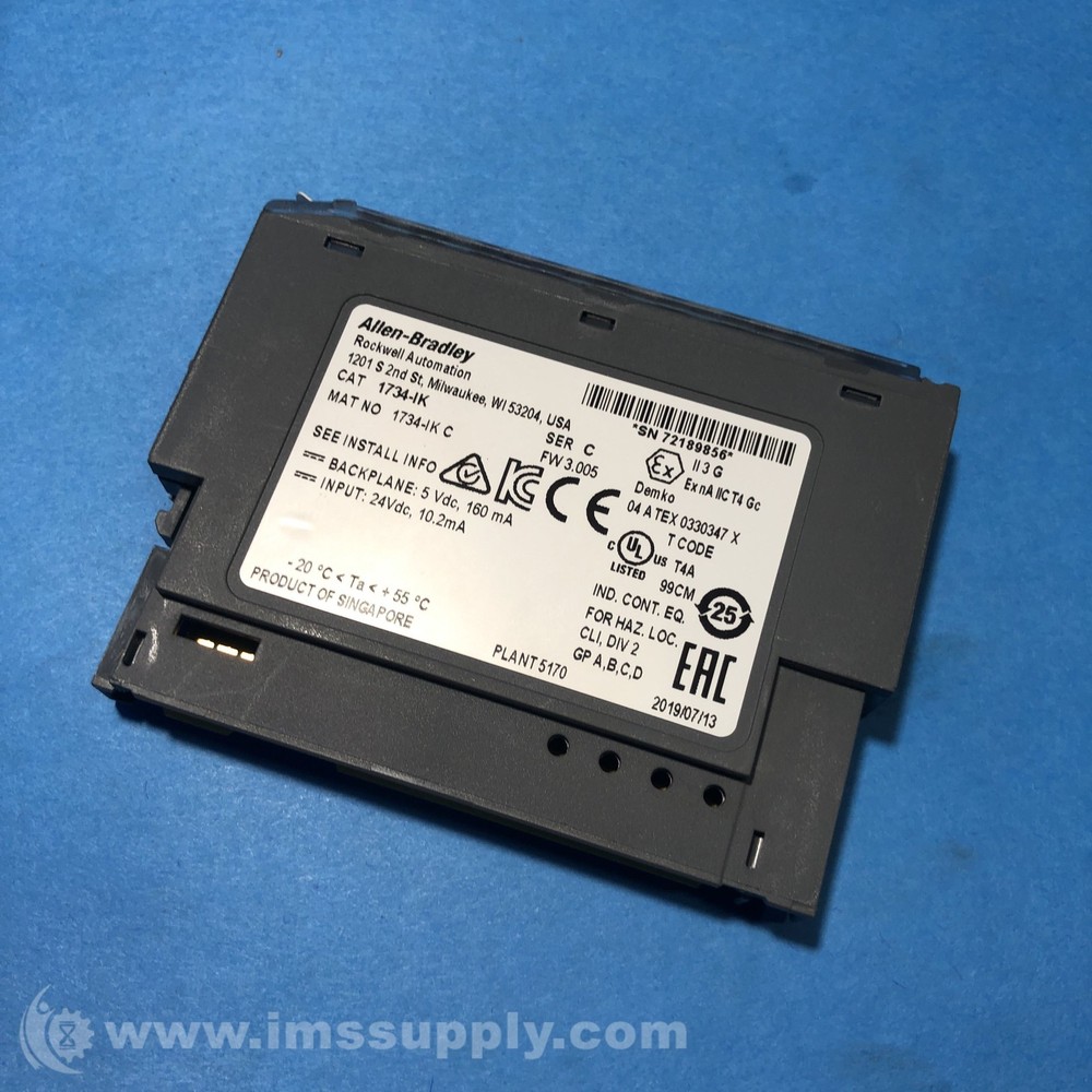 Allen Bradley 1734-IK Series C Incremental Encoder Module FNIP