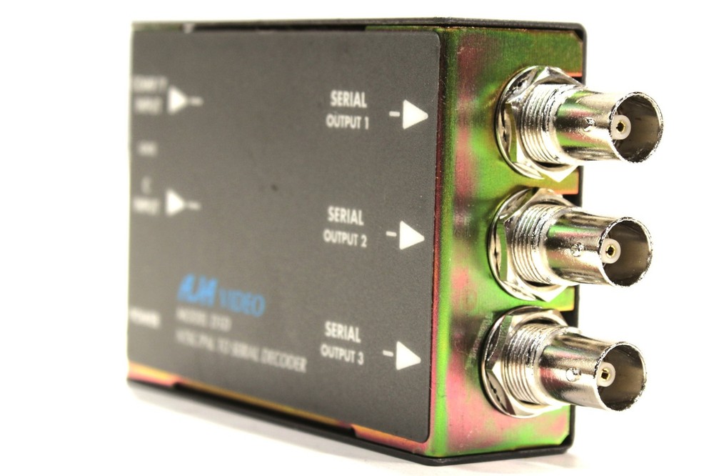 AJA Model D5D Video Converter NTSC/PAL to Serial Decoder Digital