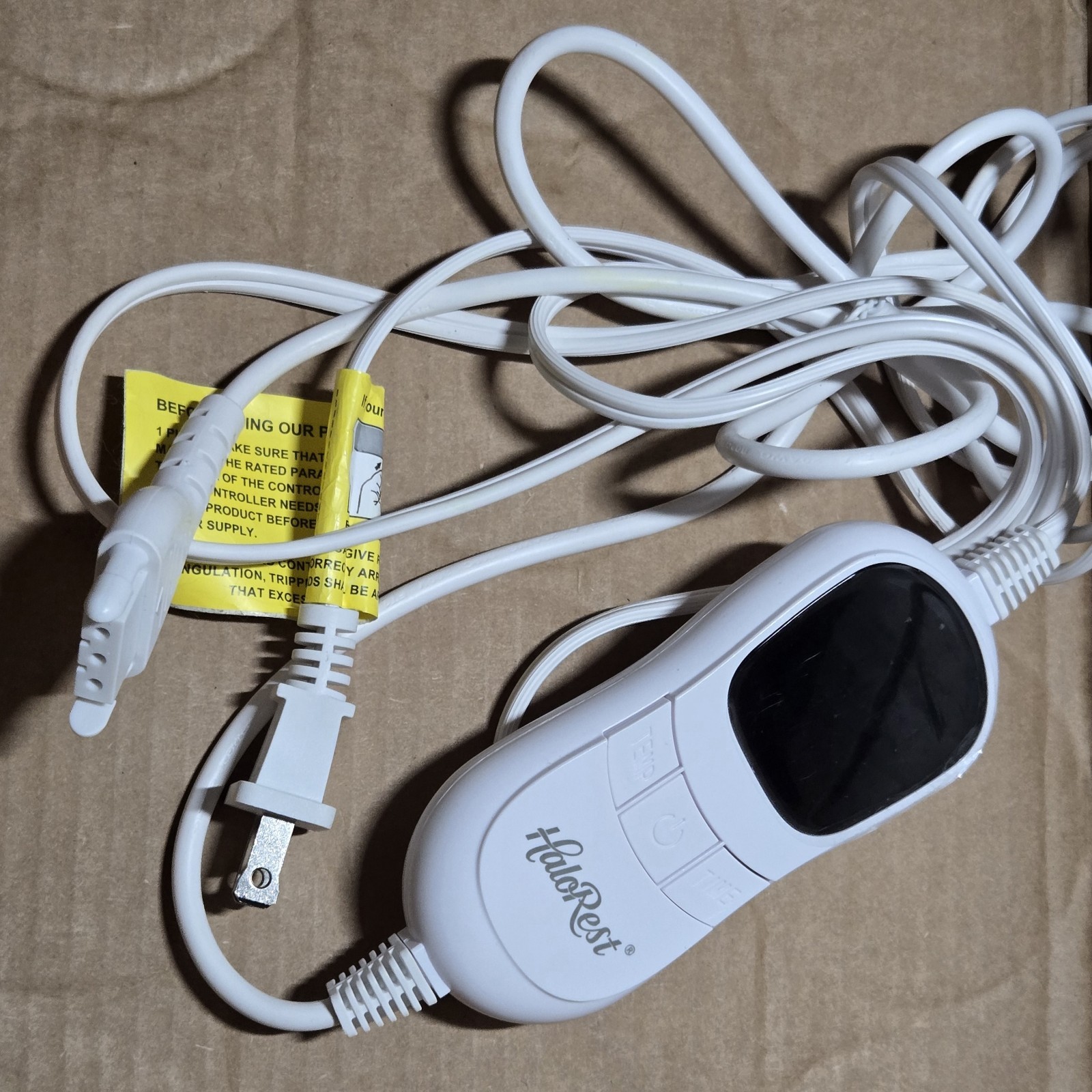 Halorest CB-22B YZH-5060T 3-Prong 110W Heated Blanket Mattress Pad Controller