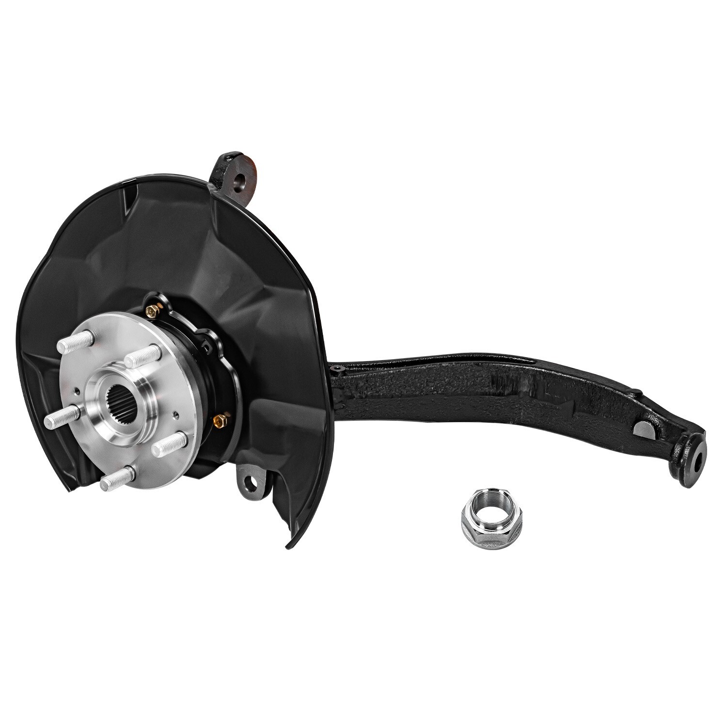 Front Steering Knuckles & Wheel Hub Bearings for 2009 2010-2012 Honda Accord TSX