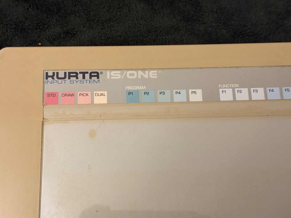Kurta IS/ONE 12x17 Digitizing Tablet Input System Powers On Vintage CAD
