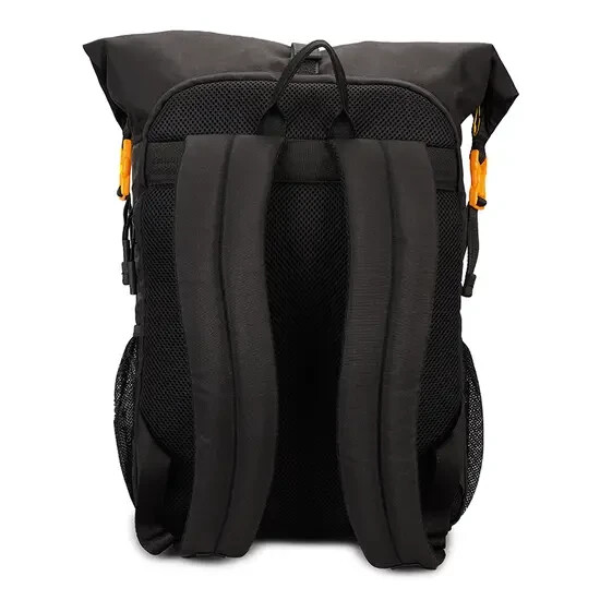THIK & THIN STRIPES "ROLL TOP YELLOW BACKPACK"