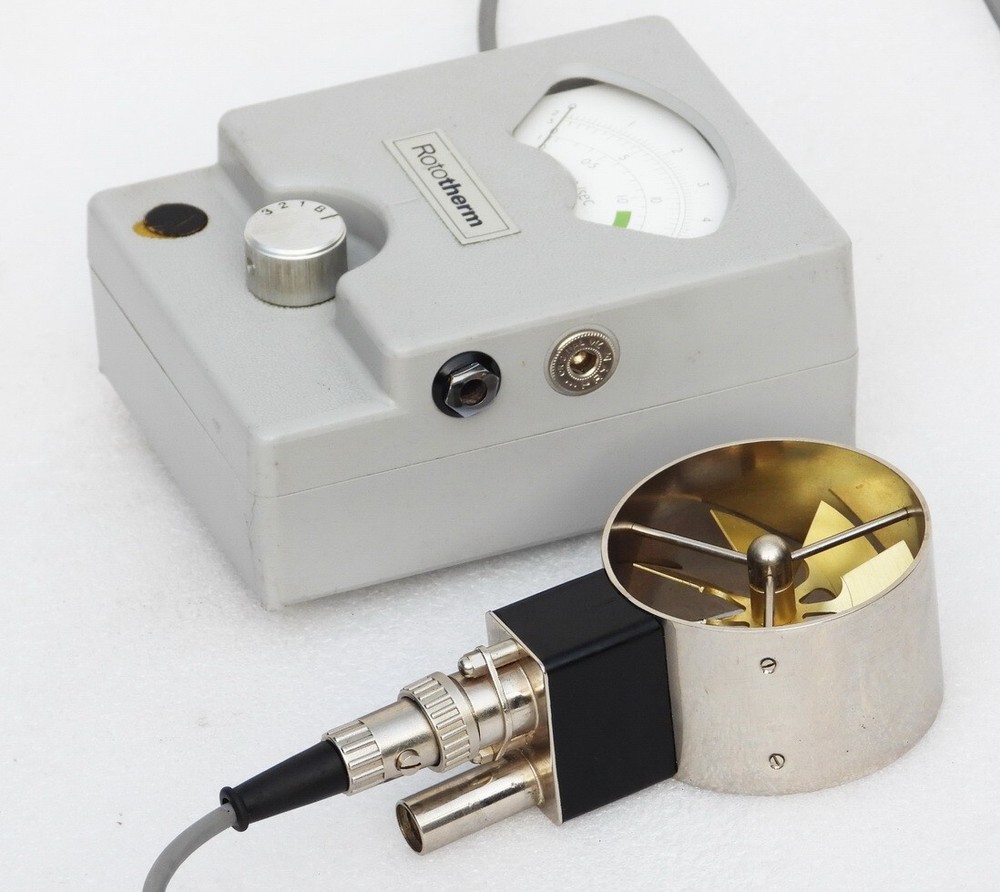 ROTOTHERM FLOMASTER ANEMOMETER WIND WEATHER SPEED TRACKET