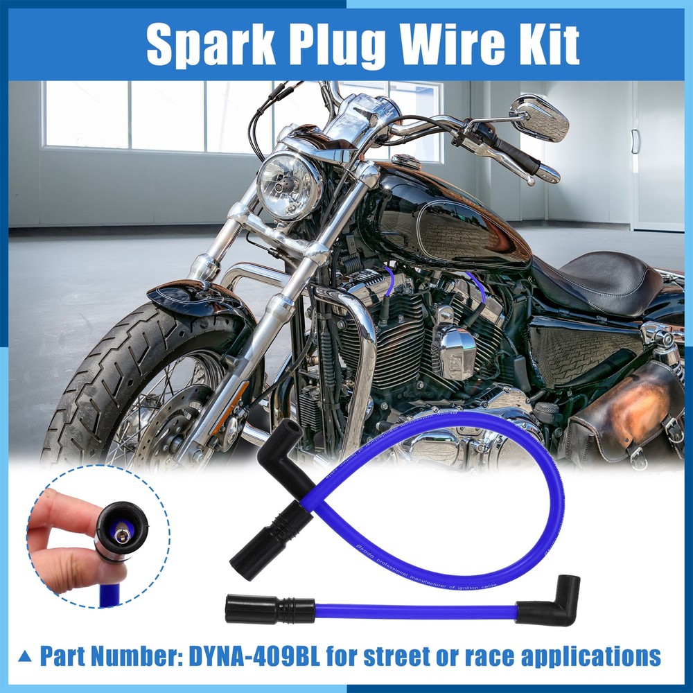 Spark Plug Wire Kit fit for Harley Davidson Dyna FXD Softail