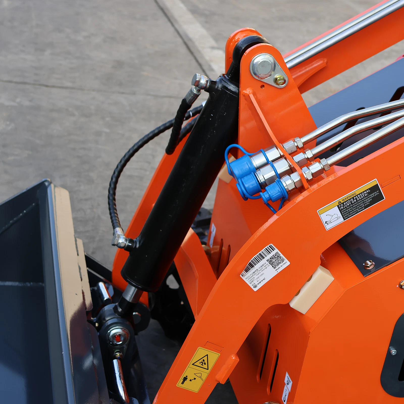 Upgraded Mini Skid Steer 24HP Tracked Loader with Three-Stage Pump