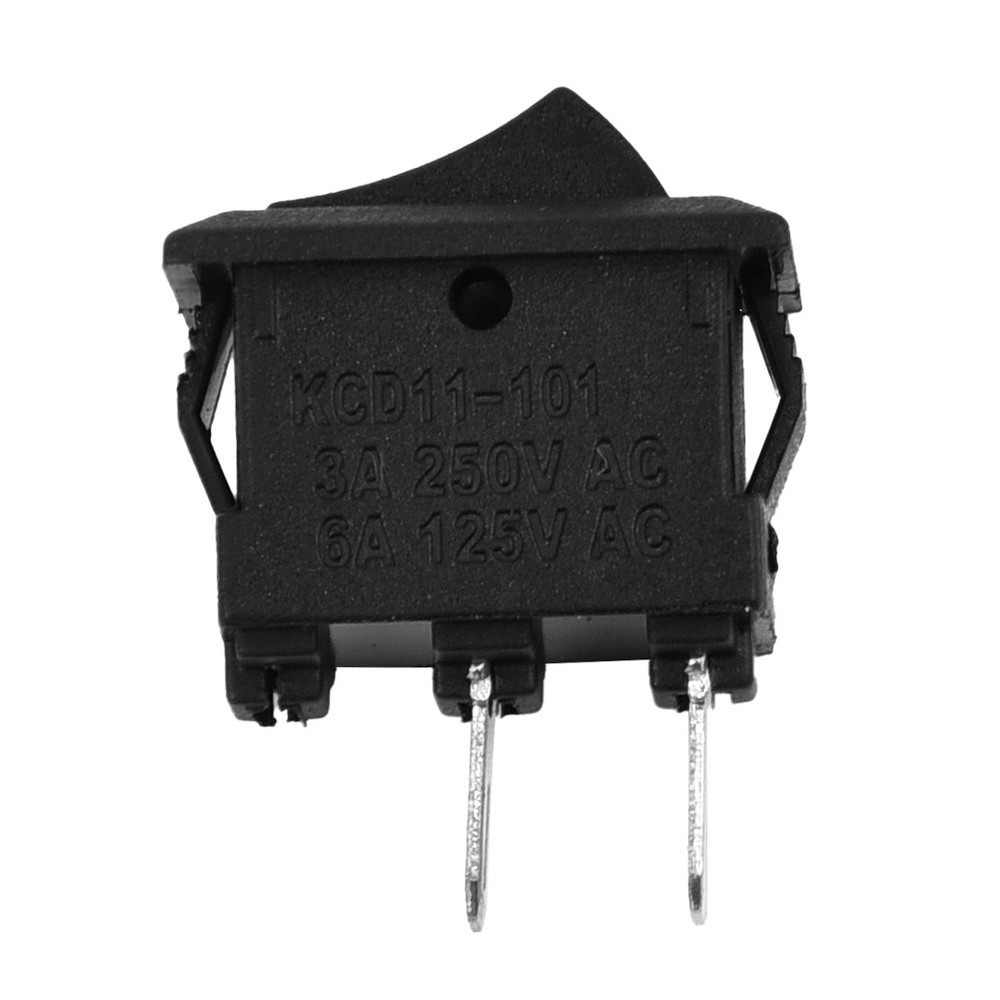 10pcs SPST On/Off Switch Mini Black 2 Pin Toggle Switch DC 12V-16A Tool