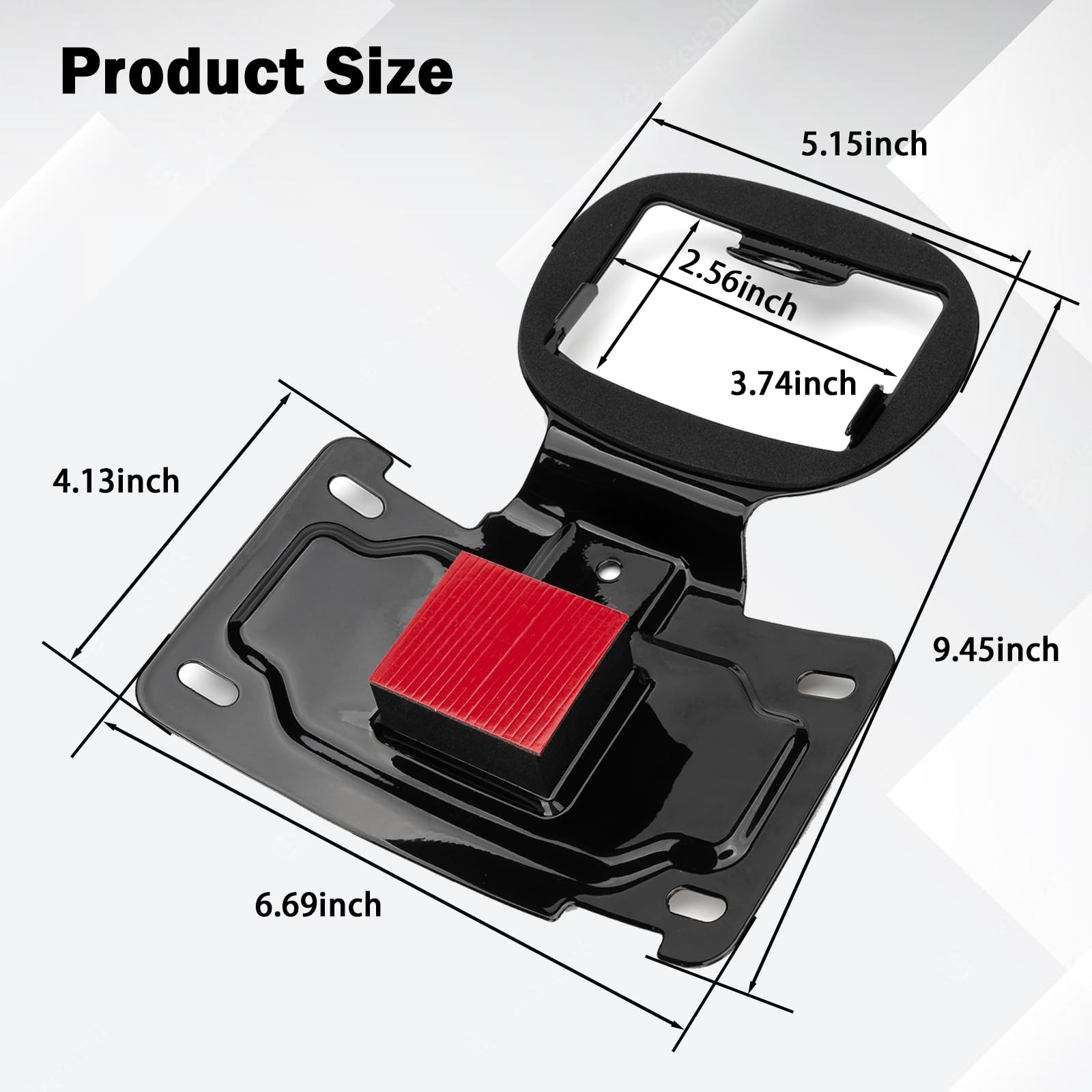 License Plate Relocation Bracket for Harley Electra Glide Ultra Limited CVO FL