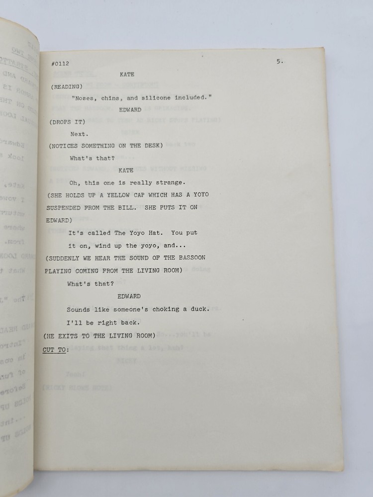 SILVER SPOONS / 1982 TV Series Script, Ricky Schroder "Honor Thy Father"