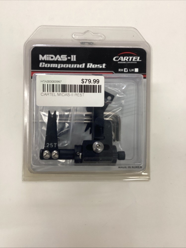 Cartel Midas-ll Micro Adjust Blade Arrow Rest Right Hand