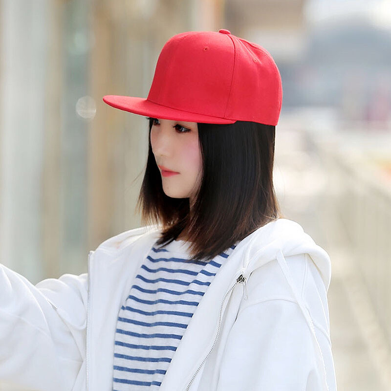Snapback Hat Flat Baseball Cap Trucker Solid Plain Blank Men Womens Hip Hop Army
