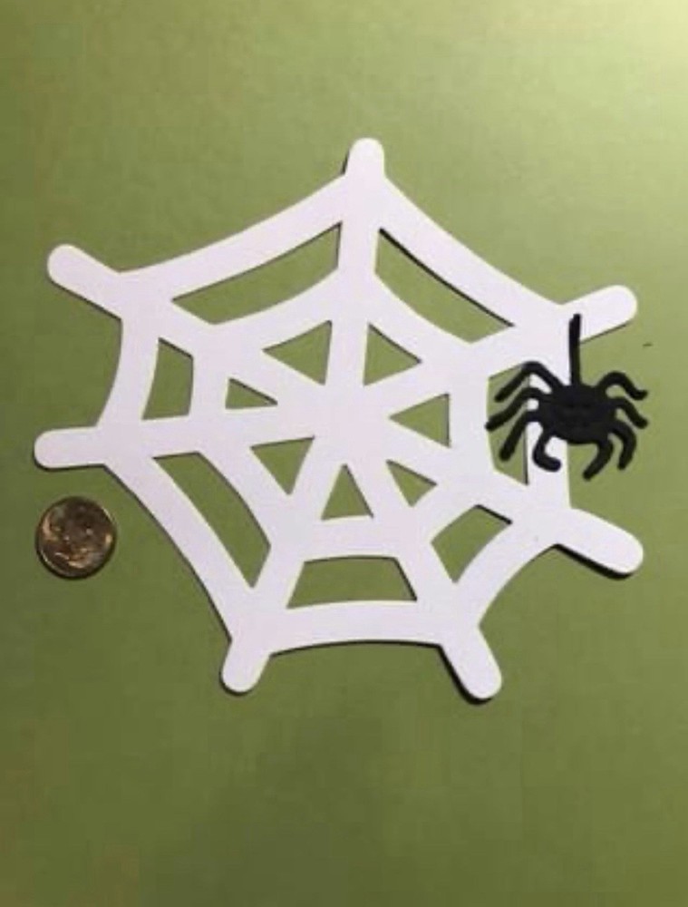 Spider Web Die Cuts Paper Pieces Halloween