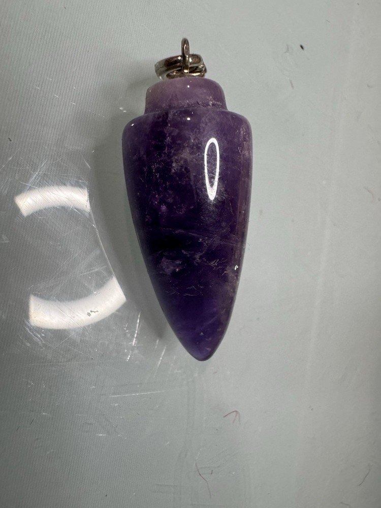 Amethyst Long Drop Pendulum