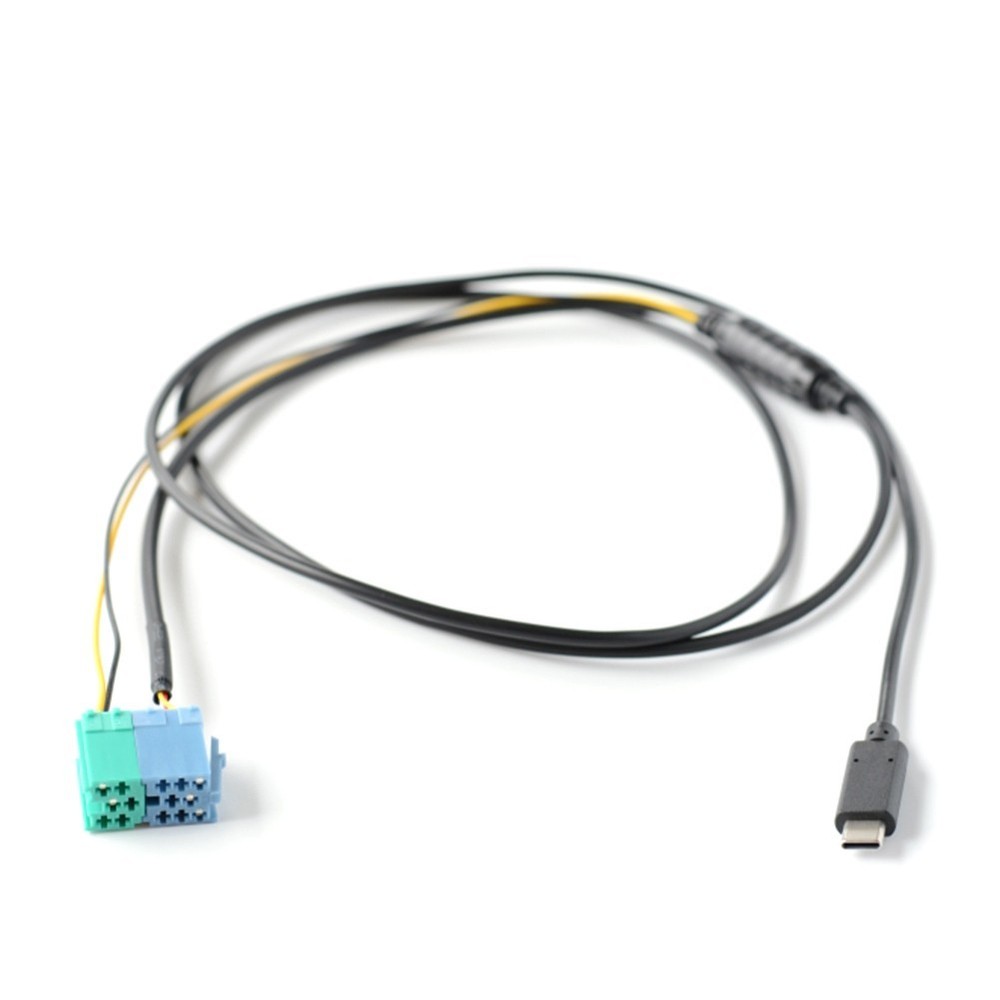 For BECKER Audio CD Player TYPEC Audio Input Cable AUX Audio+Charging Cable