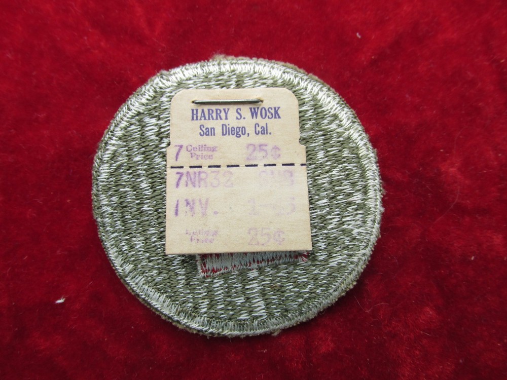 USMC E Excellence Patch w/ tag navy