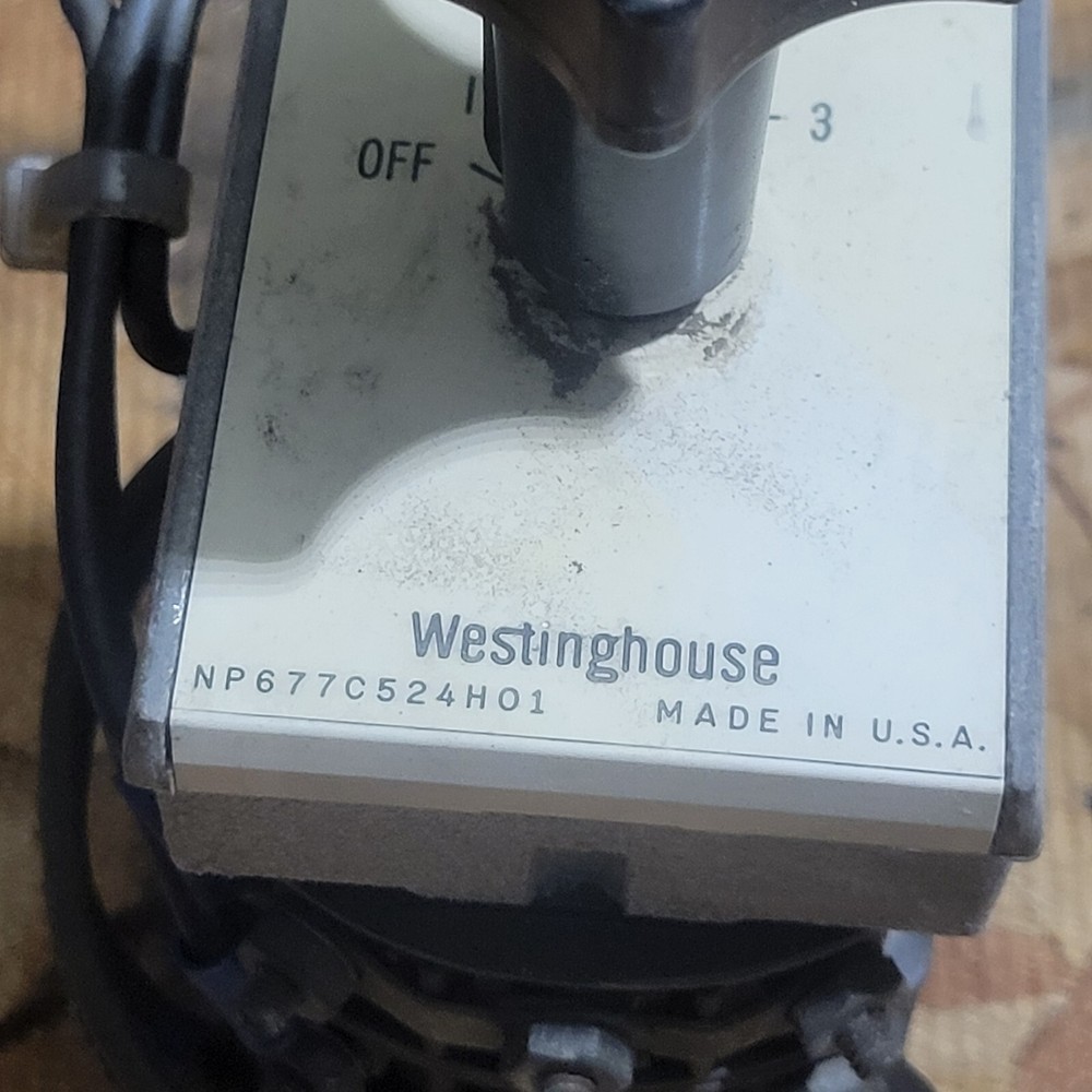 Westinghouse Np677c524h01 Ammeter Switch