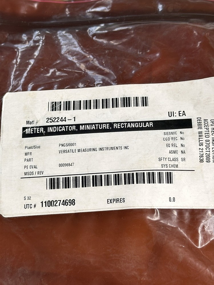 Internacional Instruments Model 1136 0-6.72IN