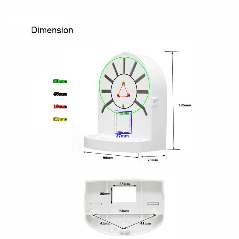 CCTV Dome Camera Wall Mount Bracket For Hikvision EZVIZ CCTV Security Camera