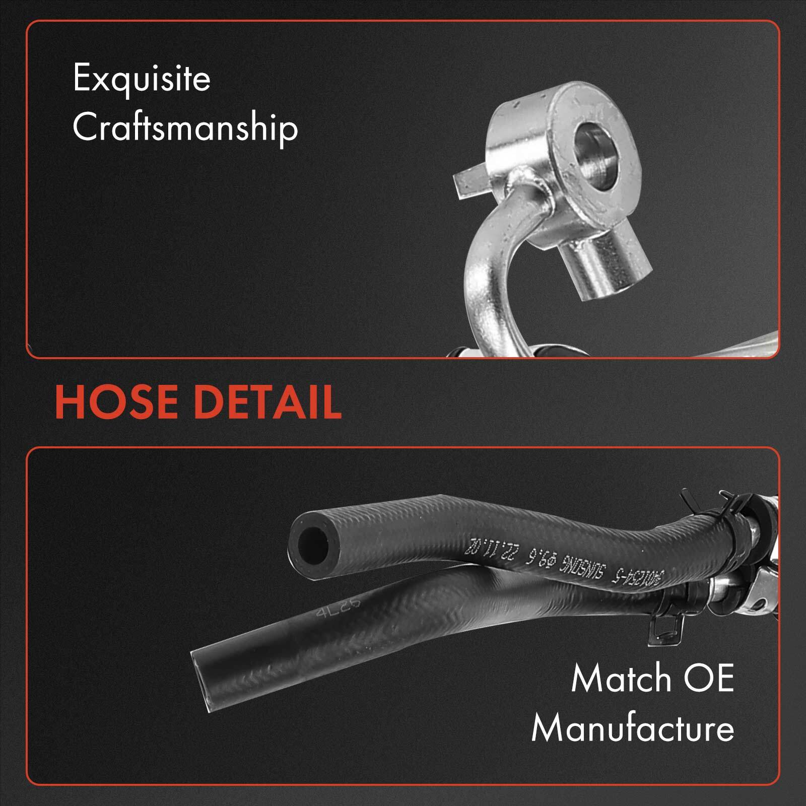 Power Steering Pressure Line Hose Assembly for Toyota Sequoia 01-07 Tundra 03-06