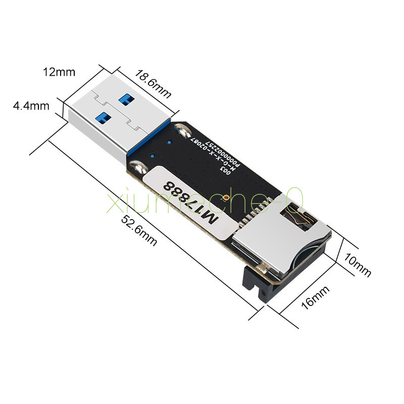1PCS For EMMC ADAPTER V2 USB3.0 Reader MKS EMMC Module Micro SD TF Card MKS Pi
