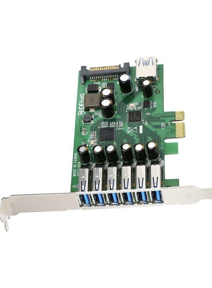 StarTech.com PEXUSB3S7 7 Port PCI Express USB 3.0 Card - Standard & Low-Profile